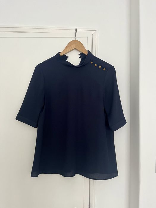 Blusa azul Zara S
