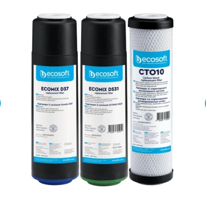 Змінні комплекти для потрійних фільтрів Ecosoft