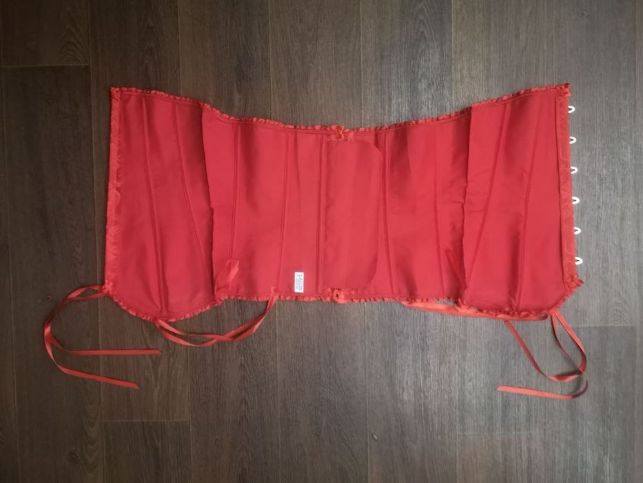 Червоний корсет вензель 4XL косплей хеловін хеловін карнавал маскарад