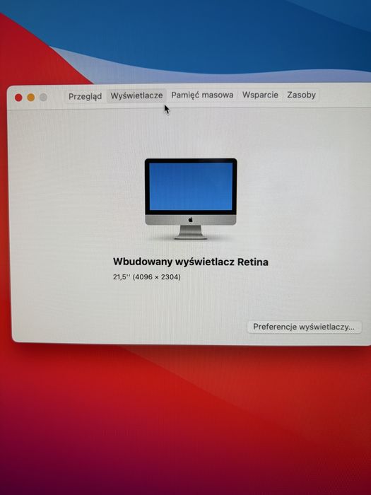 iMac AIO Apple A1418 matryca 4K 2015 rok