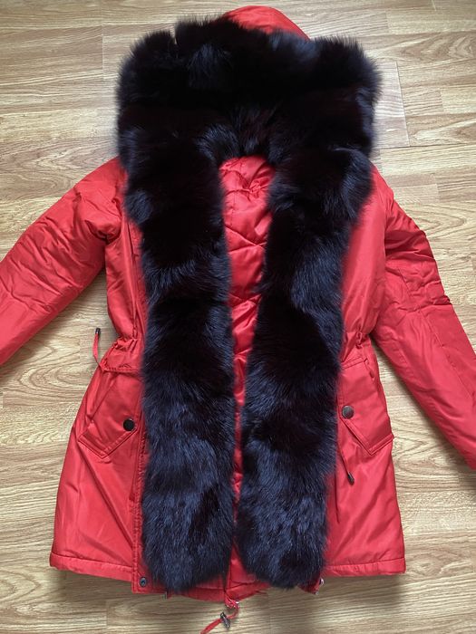 Куртка зимова натуральне хутро