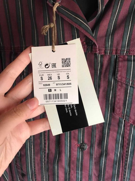 casaco de ganga homem pull&bear blusao vermelho