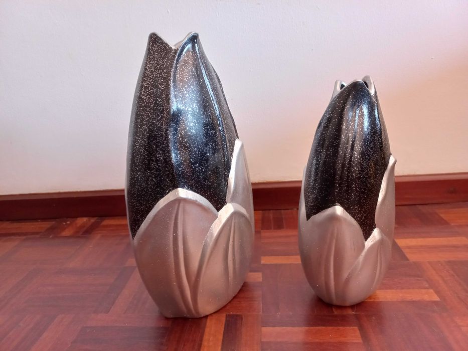 Vasos de cerâmica decorativo