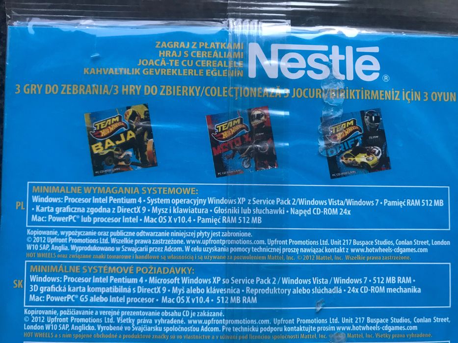 Nowa Gra dla dzieci na płycie CD PC Team Hot Wheels Moto, Baja