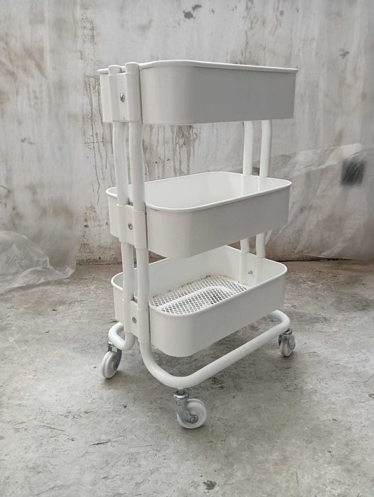 Stojak z koszykami na kółkach IKEA