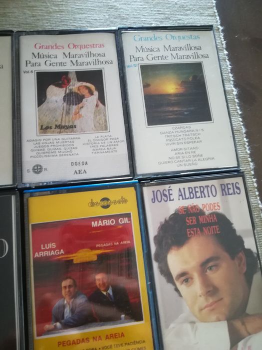 Cassetes em ótimo estado