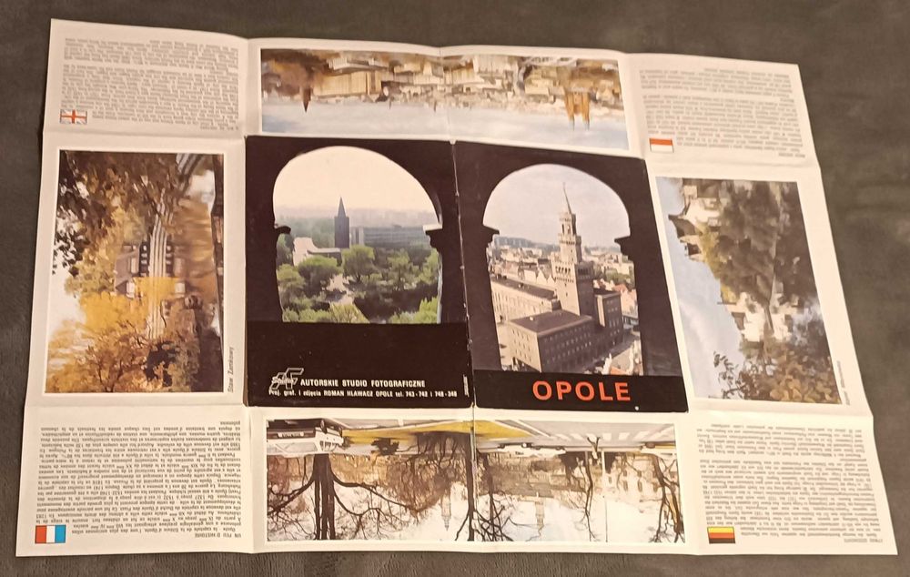 OPOLE - mini przewodnik kieszonkowy z planem miasta