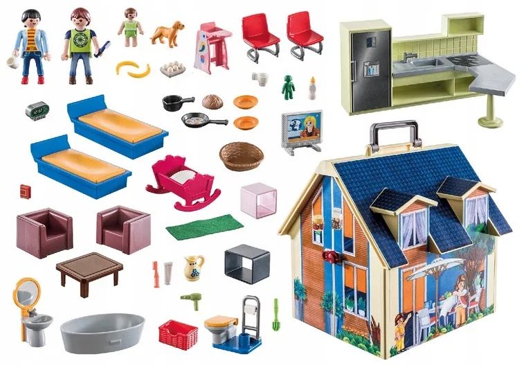 Playmobil przenośny domek dla lalek 70985