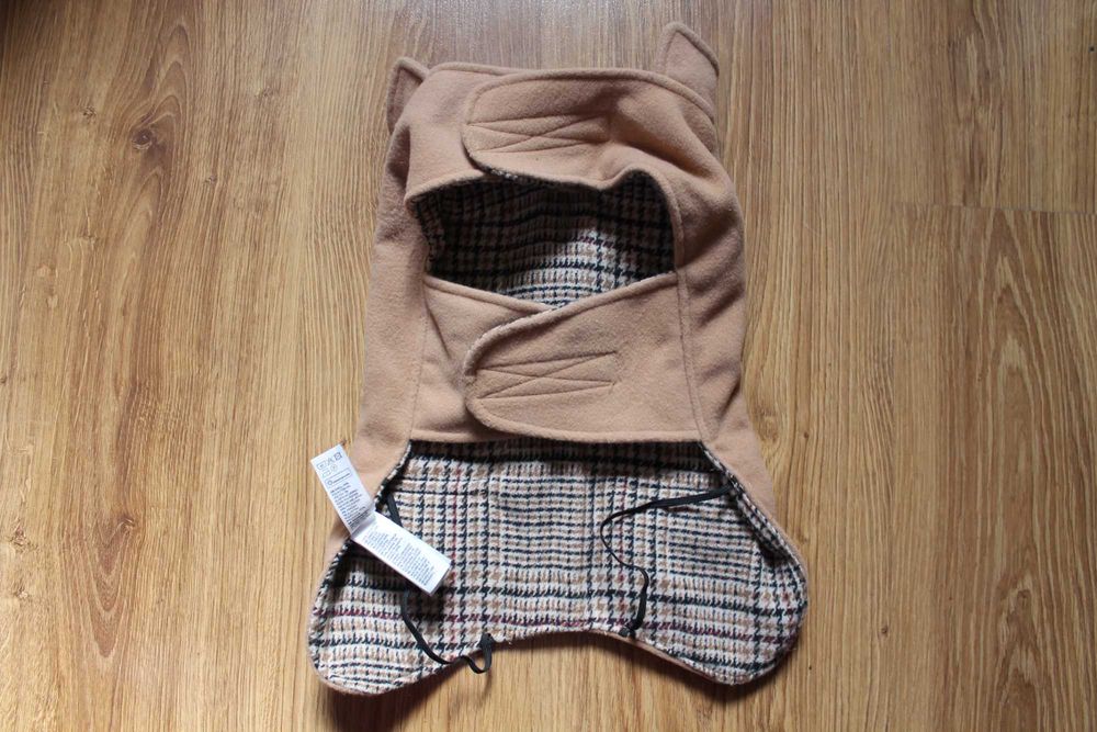 теплое пальто на небольшую собаку шерсть H&M Dog Coat Wool Brown