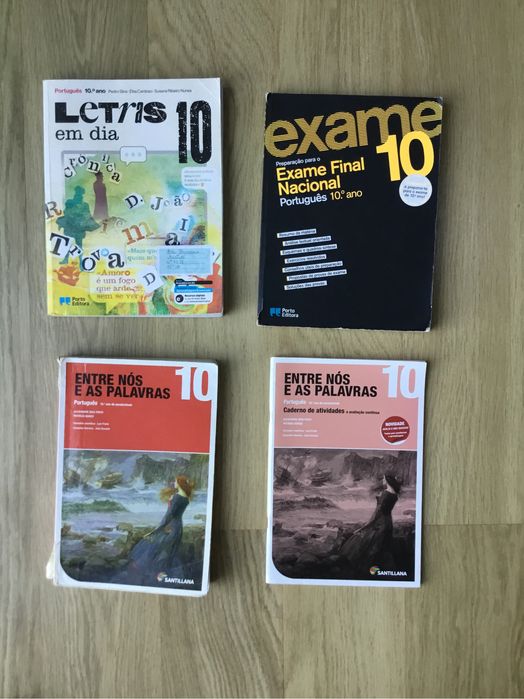 Manuais e livros de exercícios Português 7°, 8°, 9°, 10°, 11° e 12°