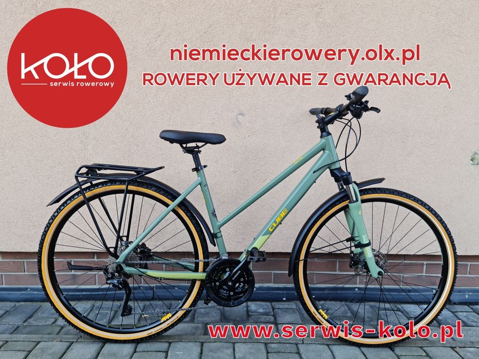 Rower damski crossowy CUBE koła 28 SHIMANO DEORE XT aluminium RABAT