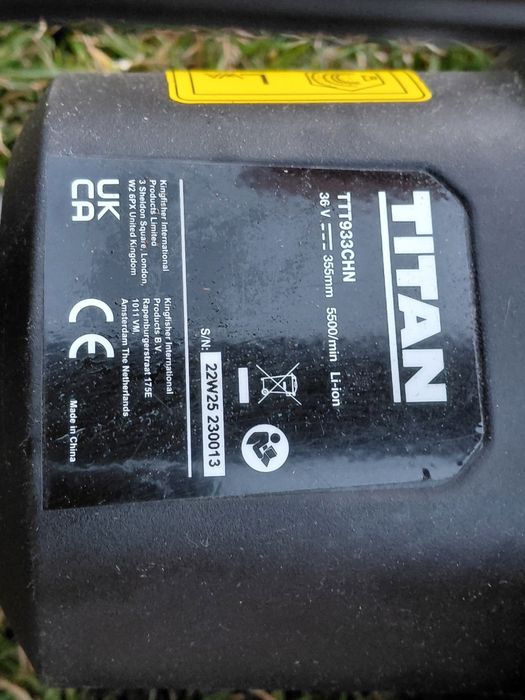 Piła łańcuchowa akumulatorowa Titan 36v35cm