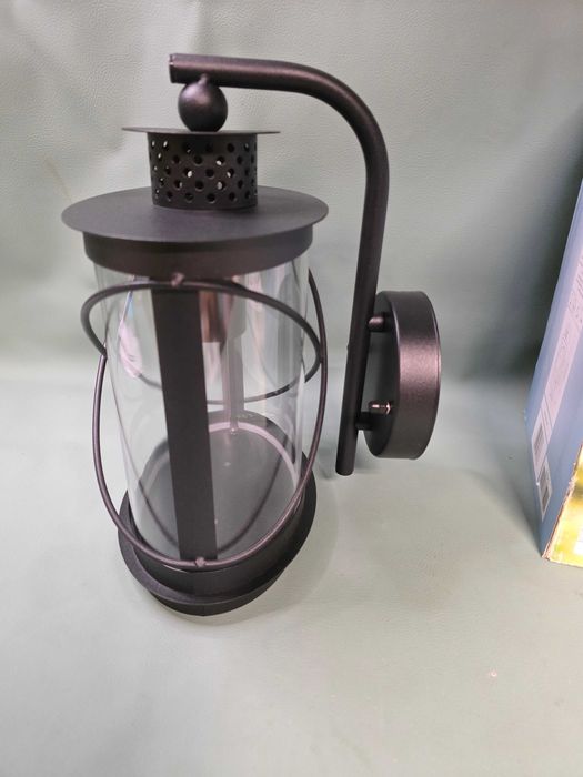 Lampa ścienna kinkiet zewnętrzny czarny Eglo Hilburn