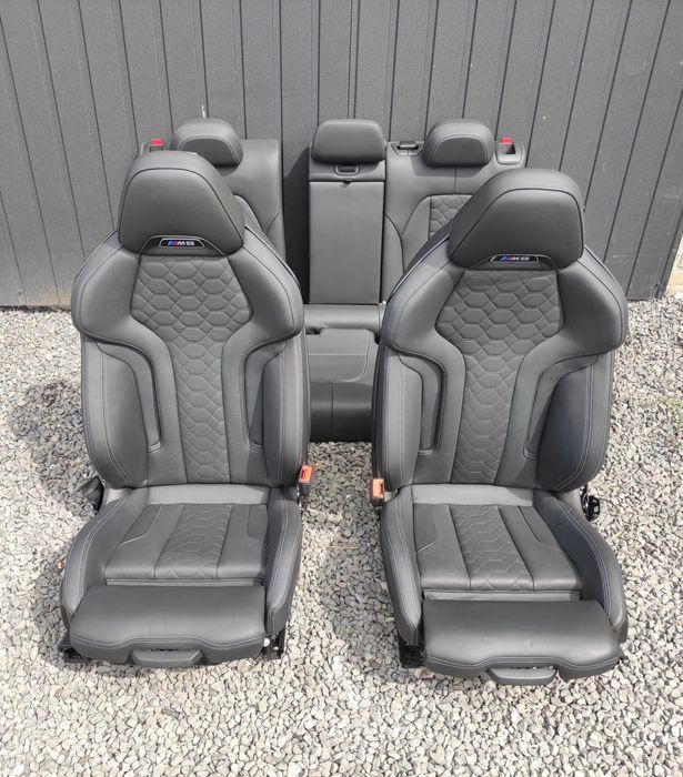 FOTELE KANAPA BOCZKI BMW M8 F93 G16 COUPE WENTYLOWANE GRZANE EUROPA CH