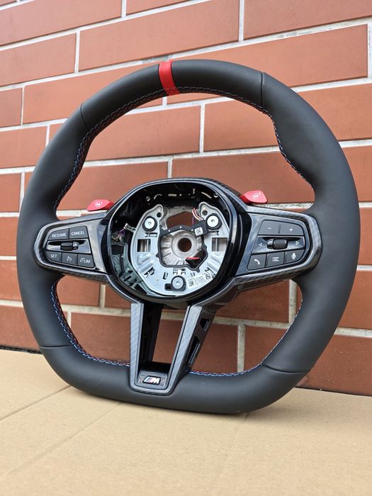 Kierownica BMW M3 G80 G81 M4 G82 G83 CARBON NOWA Grzanie Manetki OE