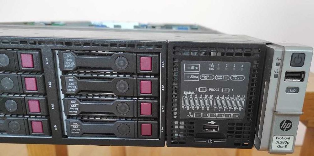 Сервер HP ProLiant DLЗ80p Gen8 Xeon(R) E5-2620 2,00 GHz 48Gb RAM