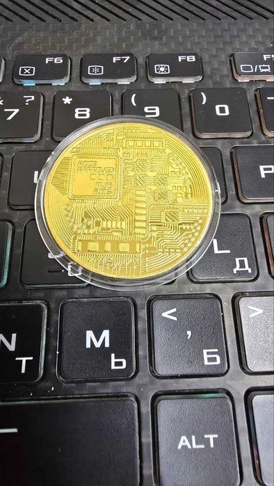 Сувенірна, Монета Біткоїн! (Bitcoin)