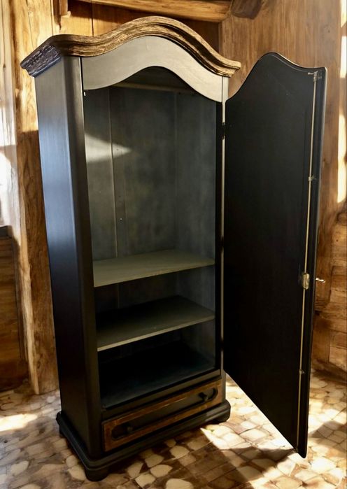 Szafa jednodrzwiowa, szafa rustykalna, szafa loft