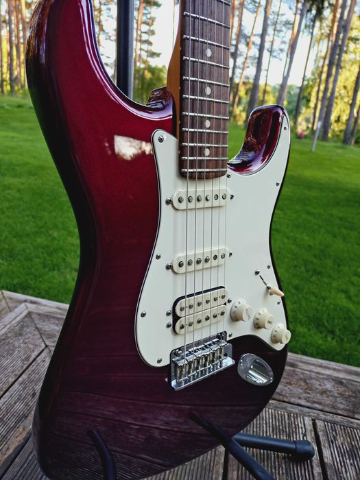 Fender American Standard Stratocaster HSS USA 2014 60th Anniversary Bordeaux Metallic