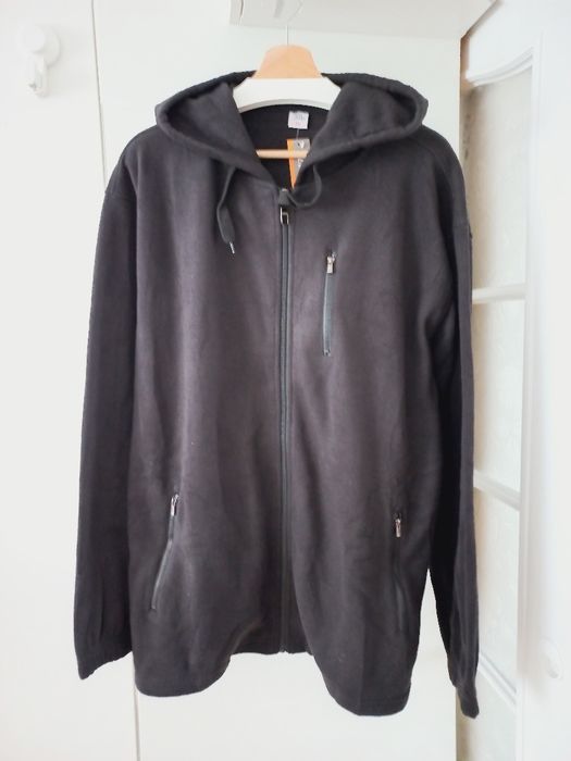 Polar czarny 3XL unisex z kapturem