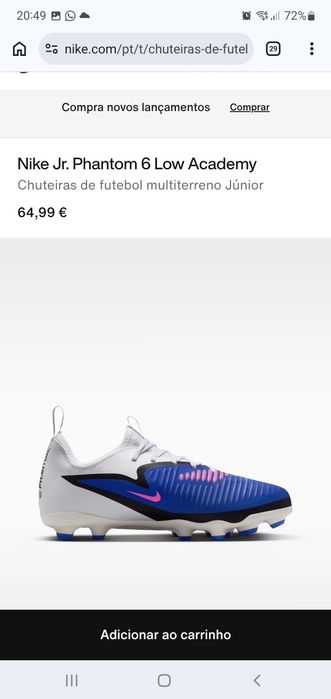 Adidas Predator/Nike Phatom Jr