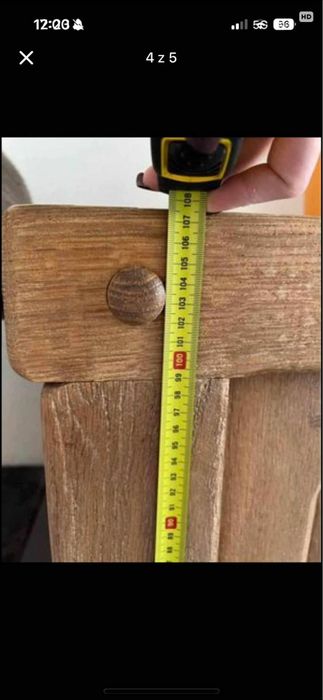 Solidna Dębowa komoda trzydrzwiowa