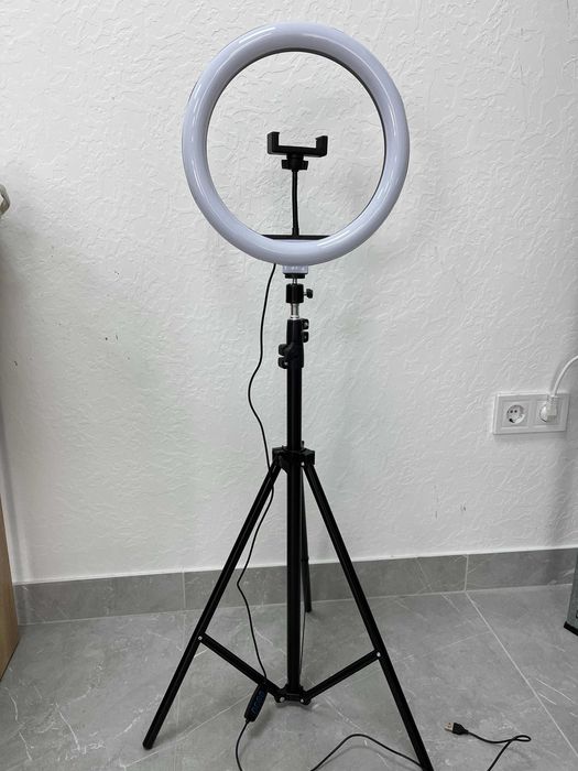 Кольцевая LED ЛАМПА + ШТАТИВ 2 метра! Набор профессионального света!