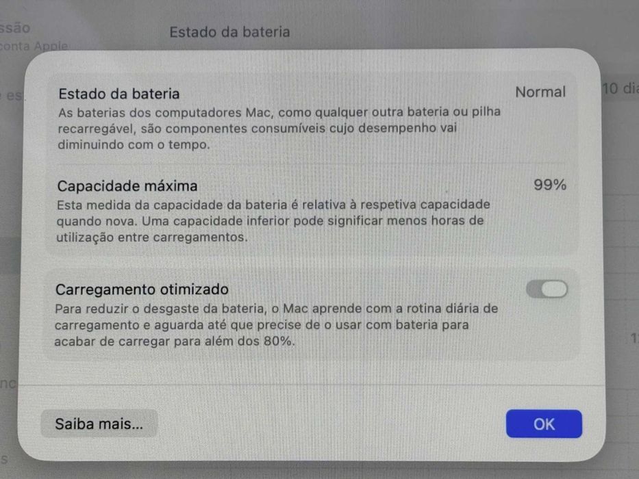MacBook Air 13,6 M2 Apple IMACULADO (Fatura e Garantia)