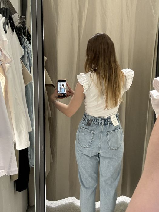 Джинси ZARA mom 38р. жіночі