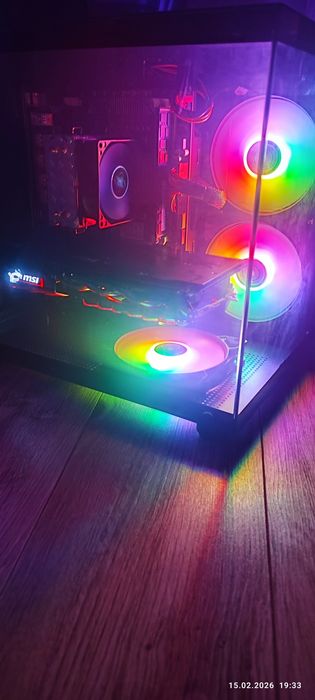 Komputer gamingowy XEON 8/16 • 32GB RAM • 8GB GPU • OBUDOWA RGB +Win11