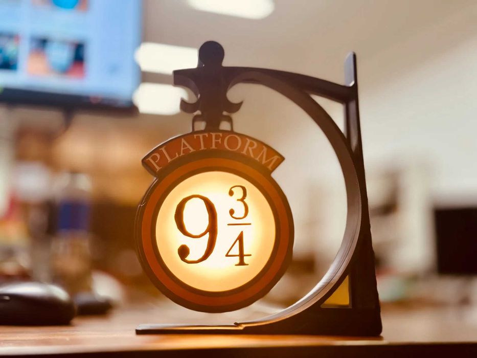 Candeeiro Decorativo Harry Potter - Plataforma 9 3/4 (Novo)