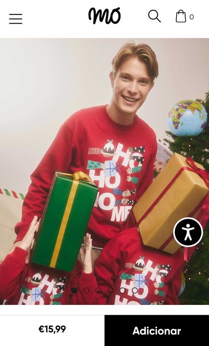 Conjunto camisolas Natal Unissexo - Família