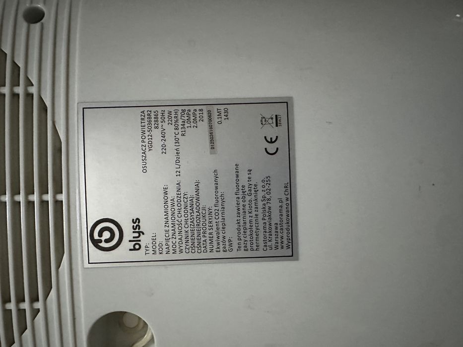 Osuszacz powietrza BLYSS