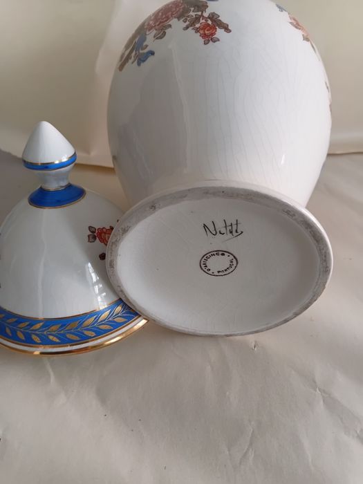 Jarra ou pote de ceramica  faiança portuguesa D' ARTECINCO PORTUGAL