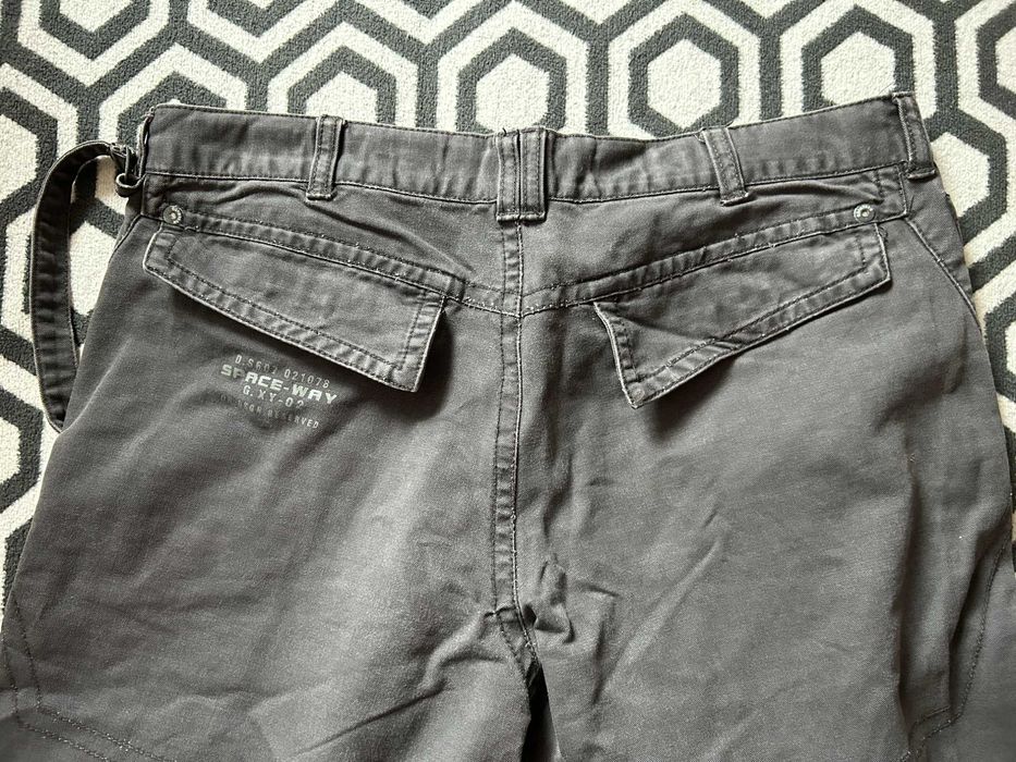 Szare spodnie cargo vintage Reserved