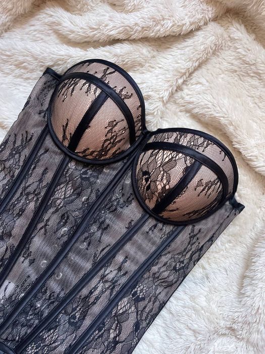 Корсет мереживний на зав'язках