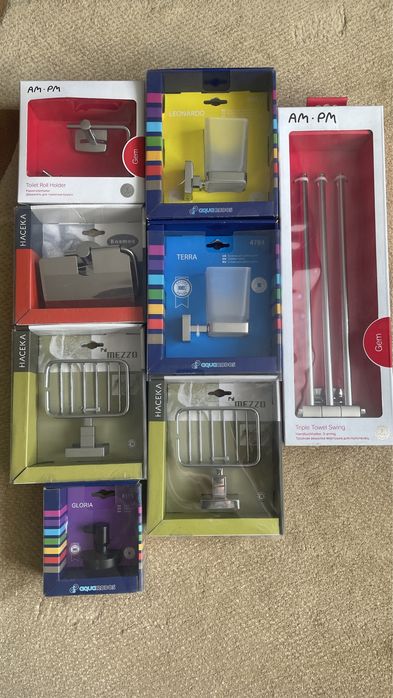Мильниця, тримач туалетнийс, стакан для зубних щіток Am-Pm, Haceka,