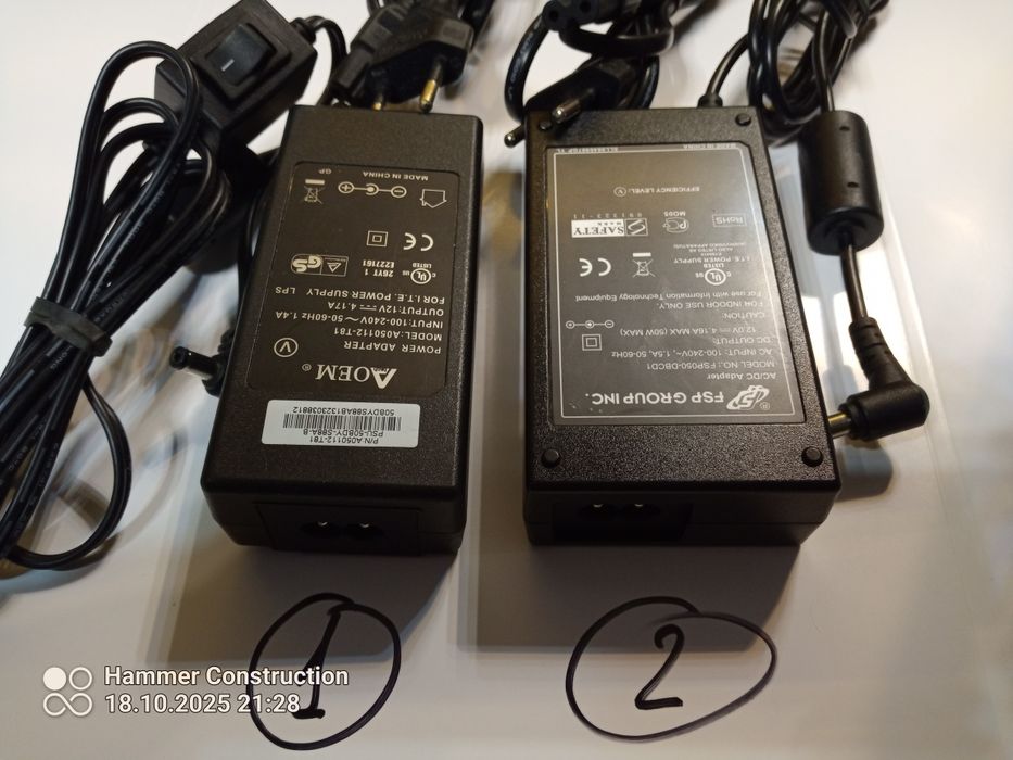 Zasilacz sieciowy 12V do router zabawka modem kamera dekoder led itp