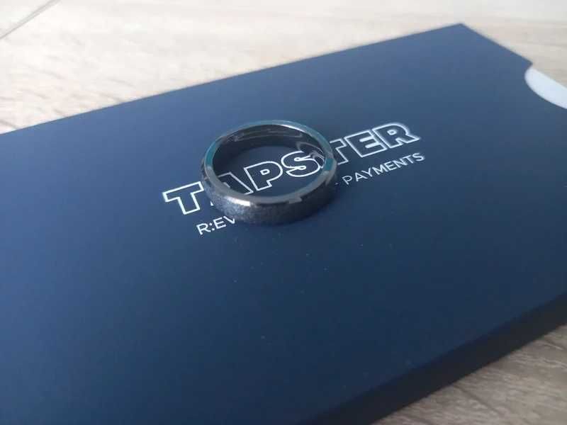 Obrączka płatnicza Tapster nowa Alior Graphite rozmiar 19mm prezent