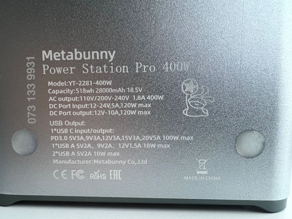 Зарядна станція O2Project 90000mAh 288Wh 400W чистий сінус