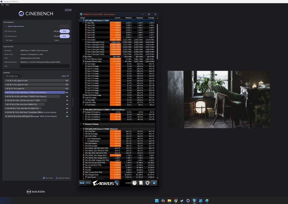 Процесор AMD Ryzen 7500f tray гарантія