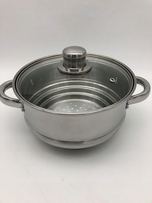Parowar KitchenCraft ze stali nierdzewnej do zdrowego gotowania