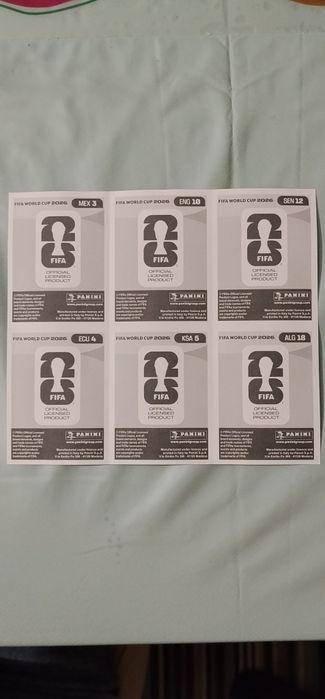TROCO cromos mundial 2026 Panini