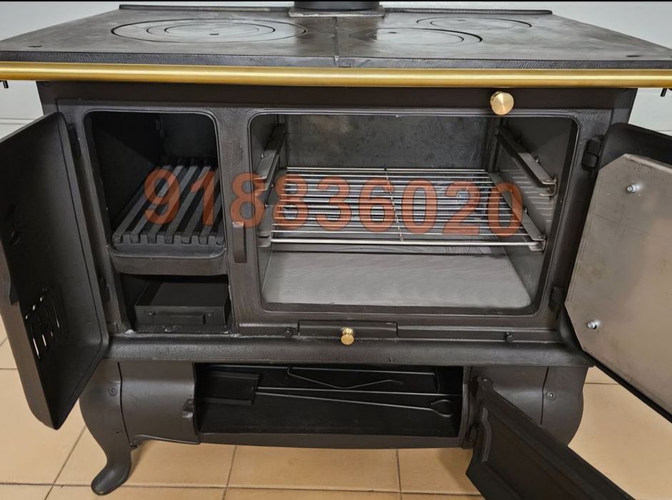 Fogão Lenha Ferro Fundido CIF 9 - Fabrico Nacional - Novos