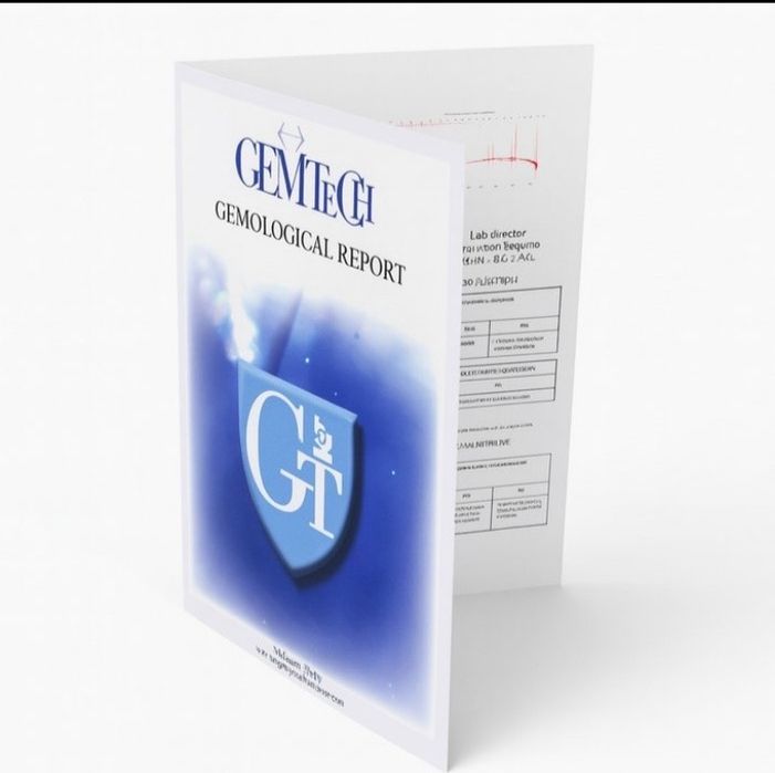 Anel Safira Natural 0,80ct | Certificado GEMTEC | Prata 925 | Banho Ouro 18K
