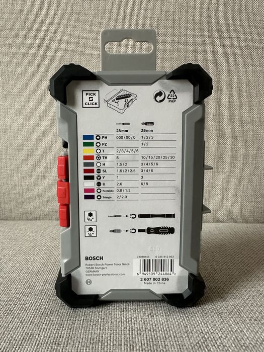 Bosch - zestaw precyzyjnych bitów, wkrętak