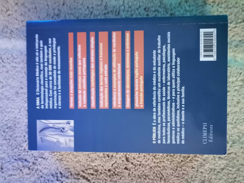 Dicionário Médico 1ªEdição - Ano 2000
