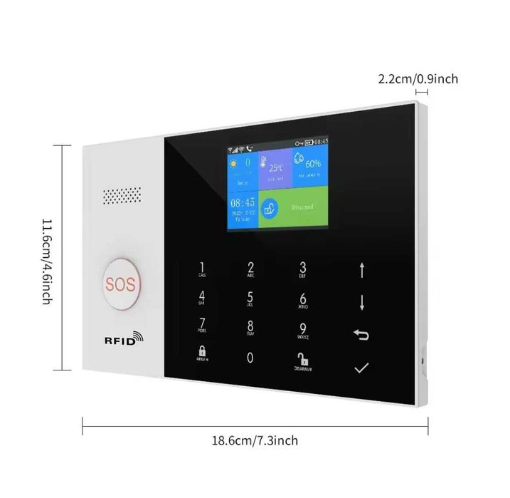 GSM WI-FI Cигнализация Сигналізація оповещает по интернету Tuya