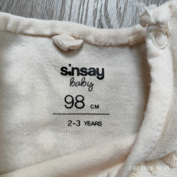 Rampers na ramiączkach Sinsay rozm 98