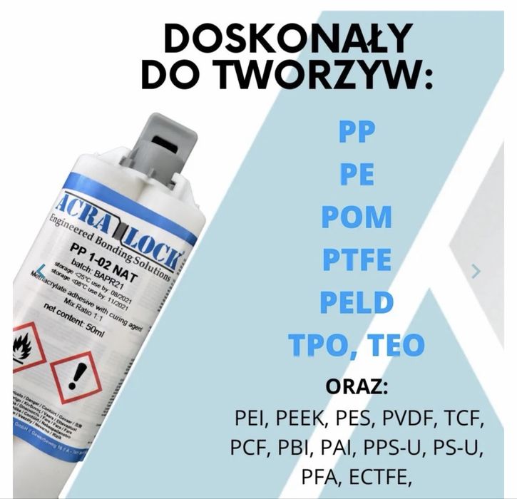 Klej metakrylowy do plastiku